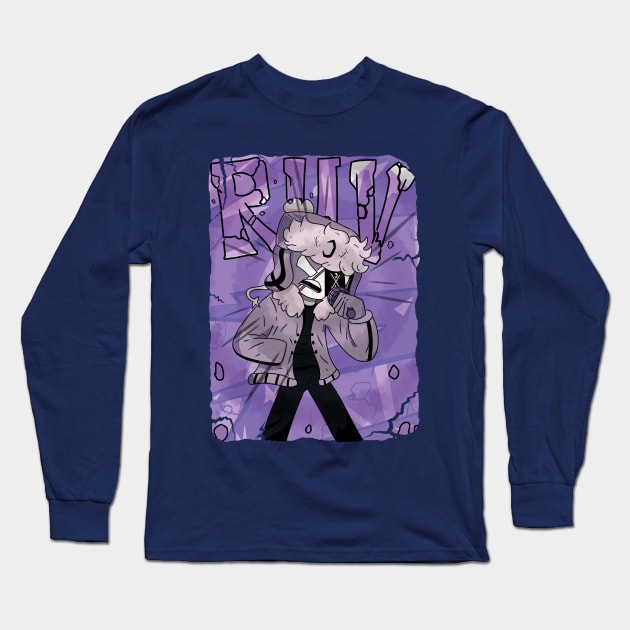 Fnf Ruv character Wall break Long Sleeve T-Shirt by Abrek Art